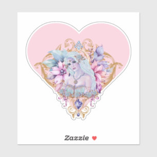 Aphrodite goddess of love roses by Renee Sticker
