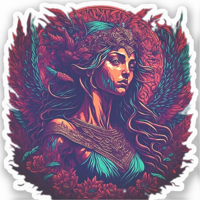 Aphrodite - Goddess of Love  Sticker (Front)