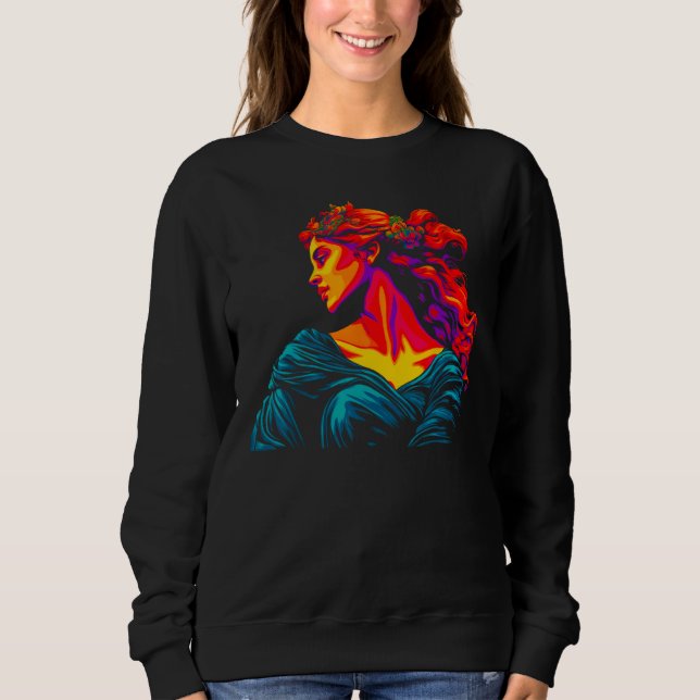 Aphrodite Greek Mythology Goddess Sweatshirt (Front)