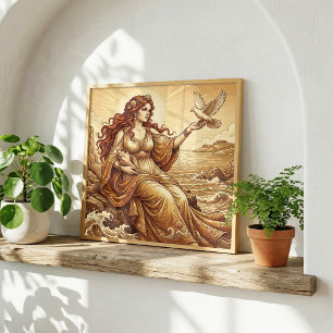 Aphrodite Greek Mythology Poster