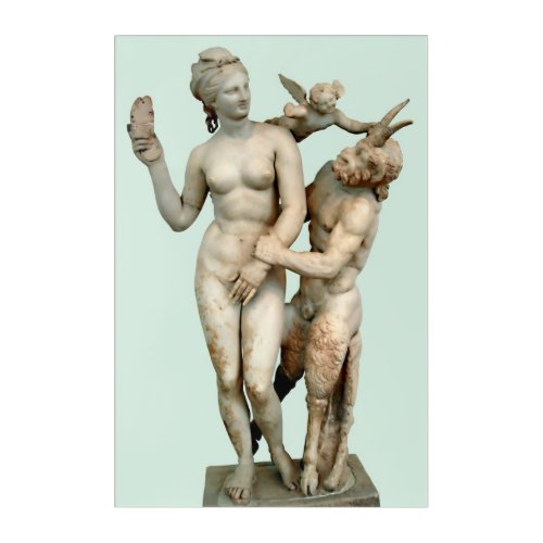 Aphrodite Pan and Eros Acrylic Print