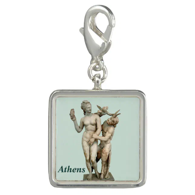 Aphrodite, Pan and Eros Charm Zazzle