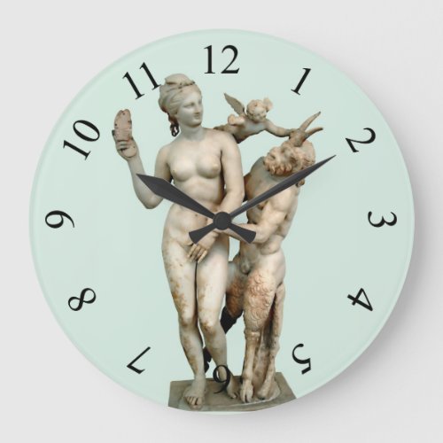 Aphrodite Pan and Eros Large Clock