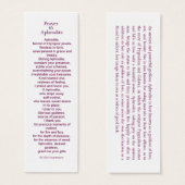 Aphrodite Prayer Card (Front & Back)