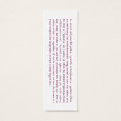Aphrodite Prayer Card (Back)