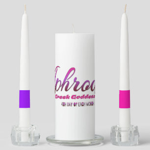 Aphrodite Unity Candle Set