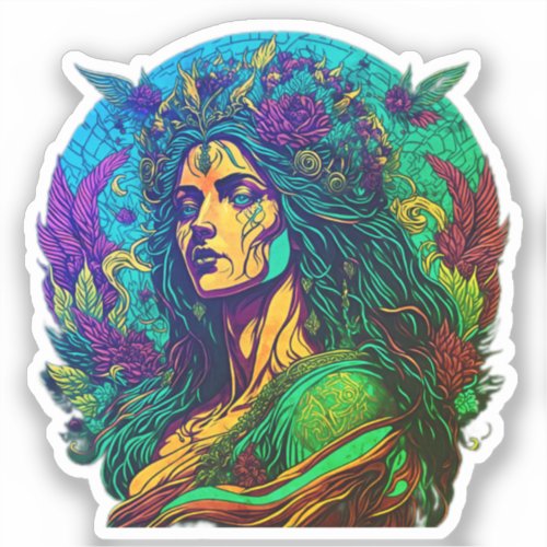 Aphrodites Embrace Dive into Love with Our  Sticker