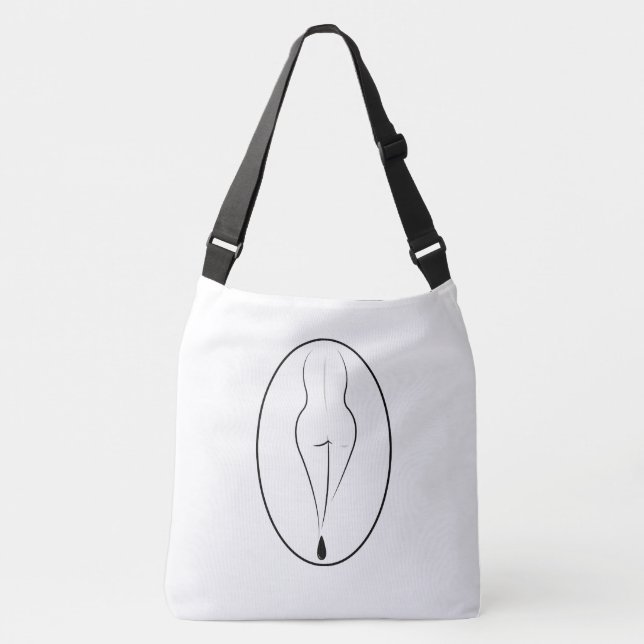 Aphrodite's Pearl - Logo Crossbody Bag (Front)