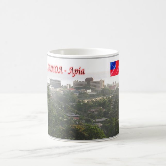 Apia  Upolo - Samoa  - Coffee Mug (Center)