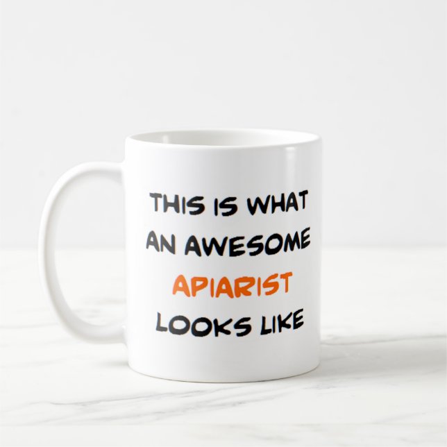 apiarist, awesome coffee mug (Left)
