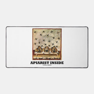 Apiarist Inside (Tacuina sanitatis 14th Century) Desk Mat