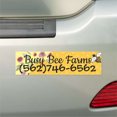 Apiary Bee Farm magnet for car bumper or fridge