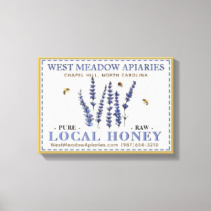 Apiary Farmer's Market Table Sign Local Honey
