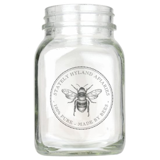 Apiary Honey Jar Personalized 20 OZ ONLY