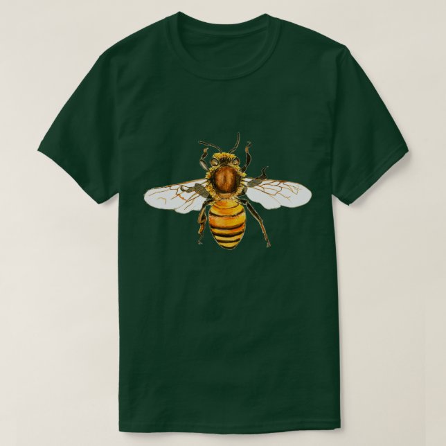 Apis Mellifera Honey Bee T-Shirt (Design Front)