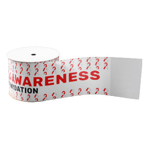 Aplastic Anemia Awareness Pattern Ribbon