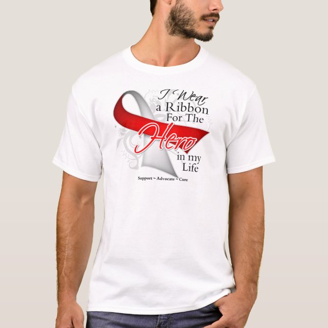 Aplastic Anemia Ribbon Hero in My Life T-Shirt (Front)