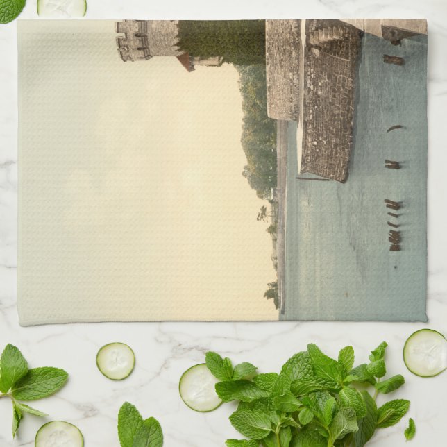 Apley Tower, Ryde, Isle of Wight, England Kitchen Towel (Folded)