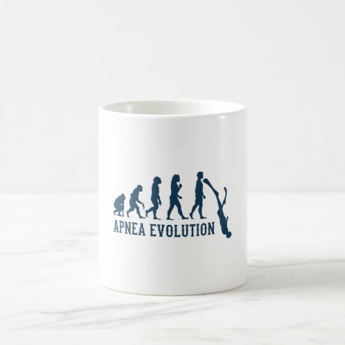 Apnea Evolution Freediver Free Diving Free Diver Coffee Mug