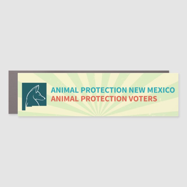 APNM and APV Magnetic Bumper sticker Car Magnet (Front)