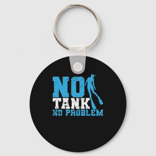 Apnoetauchen No Tank No Problem Keychain