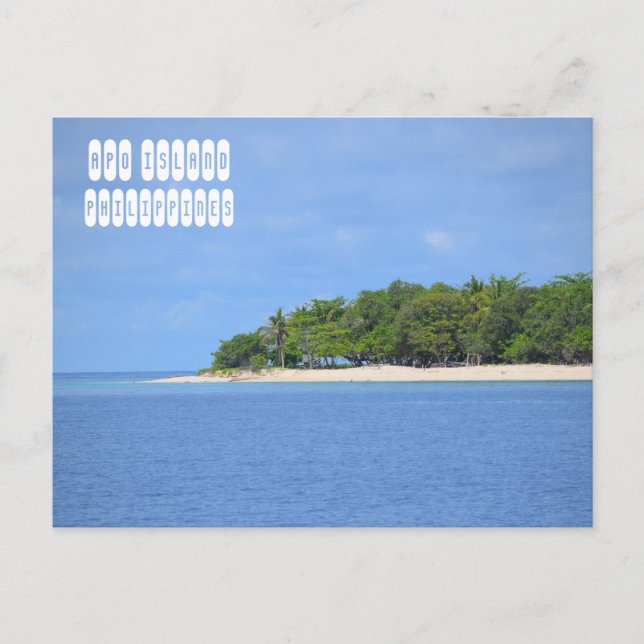 Apo Island in Mindoro Philippines Postcard (Front)