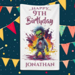 Apocalypse Birthday Zombie Boy Banner<br><div class="desc">Apocalypse Birthday Zombie Boy A great Zombie THEME banner is that perfect element for your PARTY decor. This design may be personalized by clicking Personalize this Template and then choosing the click to customize further option add text, change the text color or style, or delete the text for an image...</div>