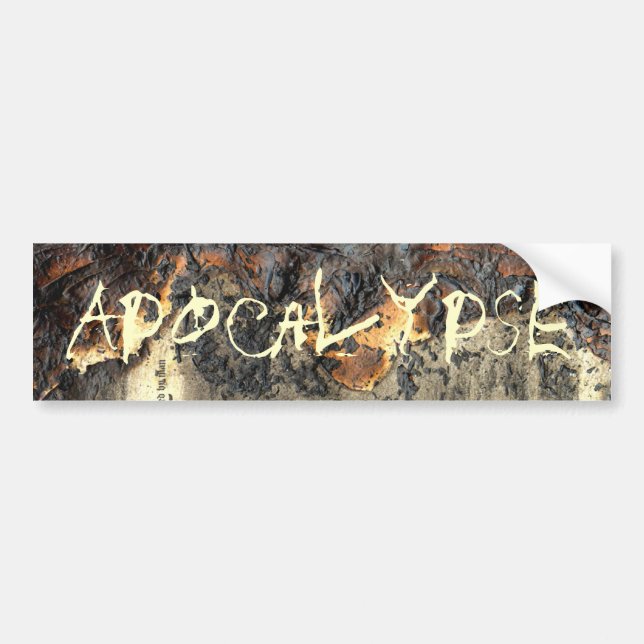 Apocalypse Bumper Sticker (Front)