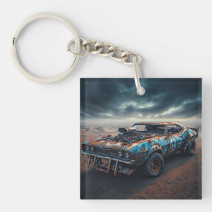 Apocalypse Classic Chevy Camaro  Keychain