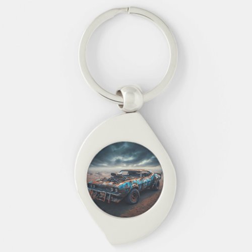 Apocalypse Classic Chevy Camaro  Keychain