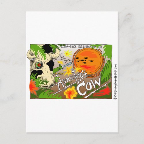 Apocalypse Cow Funny Gifts Tees Cards Etc