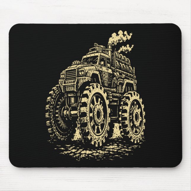 Apocalypse Monster Truck Adventure Mouse Pad (Front)