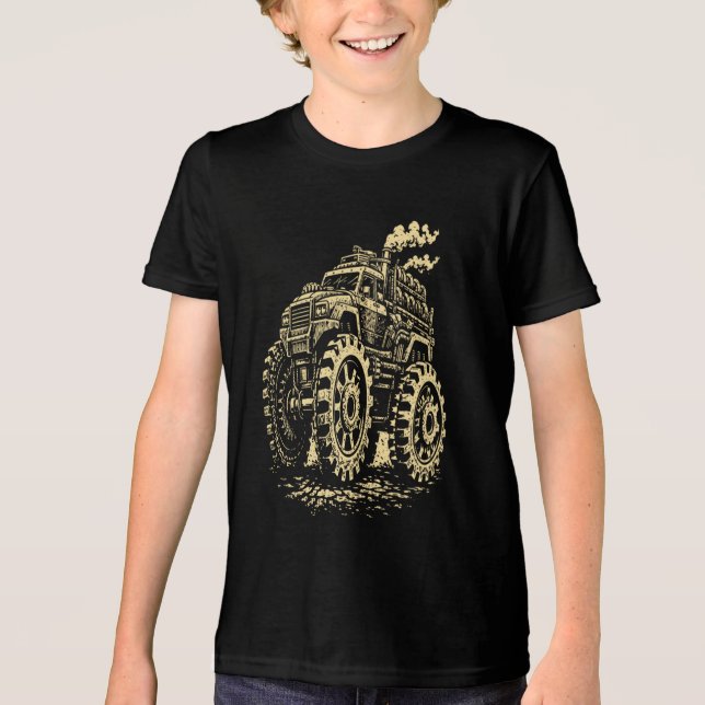 Apocalypse Monster Truck Adventure  Tri-Blend Shirt (Front)