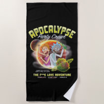 Apocalypse Party Crawl Beach Towel