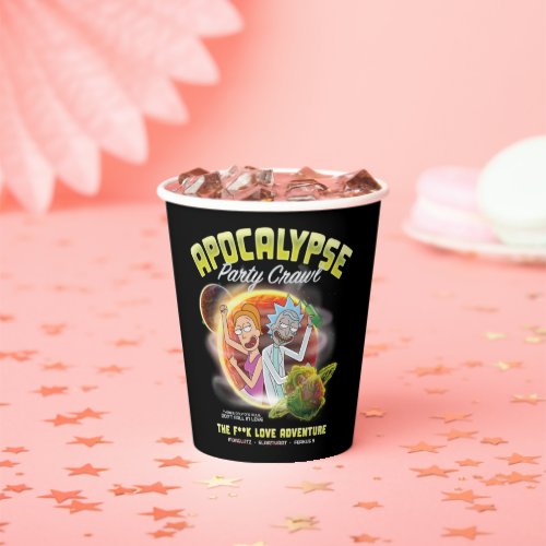 Apocalypse Party Crawl Paper Cups