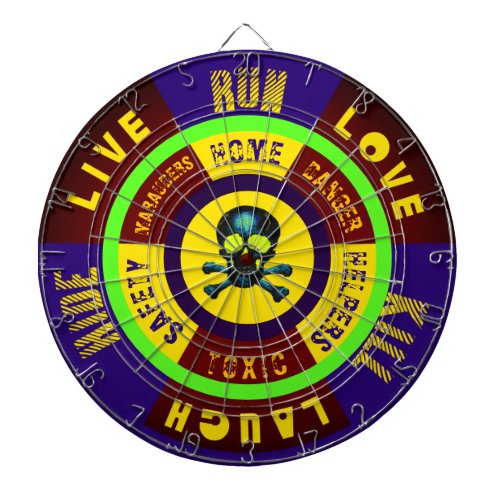 Apocalypse Zone _ Live Laugh Love Run Kill Hide Dart Board