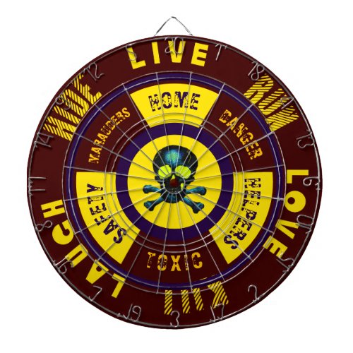 Apocalypse Zone _ Live Laugh Love Run Kill Hide Dart Board