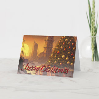 Apocalyptic Christmas Motif, with Presents Card