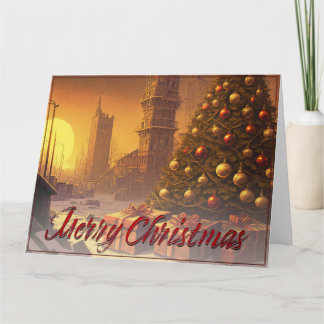 Apocalyptic Christmas Motif, with Presents Card