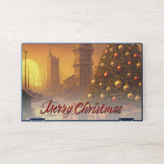 Apocalyptic Christmas Motif, with Presents HP Laptop Skin