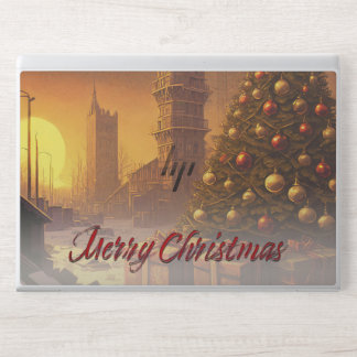 Apocalyptic Christmas Motif, with Presents HP Laptop Skin