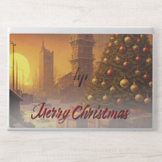 Apocalyptic Christmas Motif, with Presents HP Laptop Skin