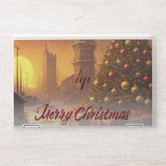 Apocalyptic Christmas Motif, with Presents HP Laptop Skin