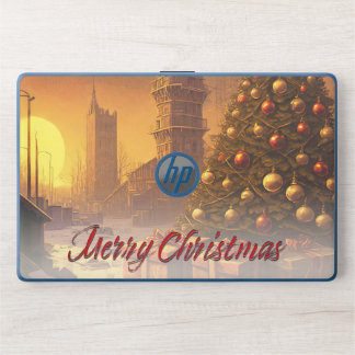 Apocalyptic Christmas Motif, with Presents HP Laptop Skin
