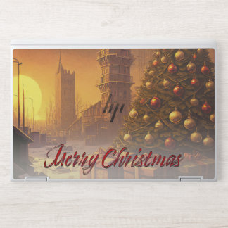 Apocalyptic Christmas Motif, with Presents HP Laptop Skin