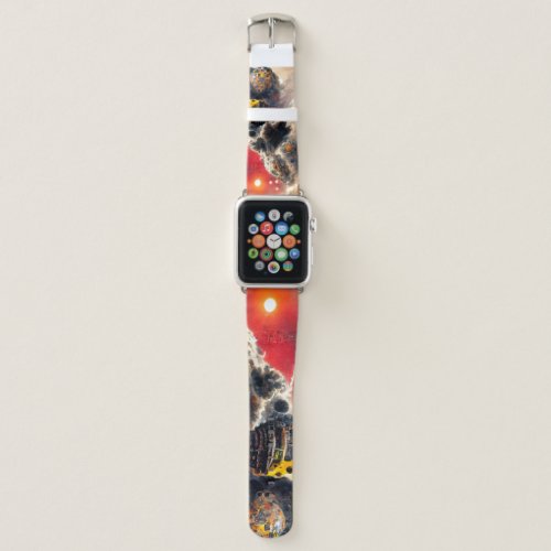 Apocalyptic CyberVerse Immersive Apple Watch Band