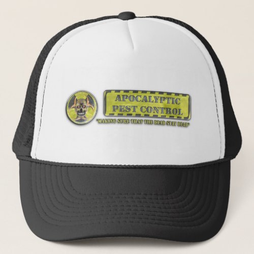 Apocalyptic Pest Control Trucker Hat