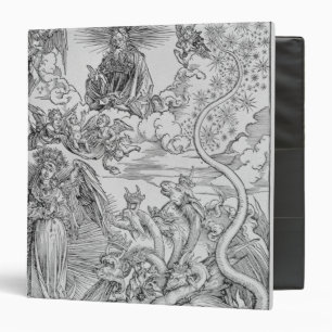 Apocalyptical scene 3 ring binder