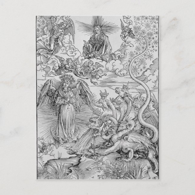 Apocalyptical scene postcard (Front)