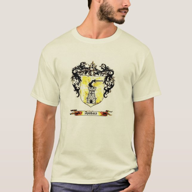 Apodaca Family Crest - Basque T-Shirt (Front)